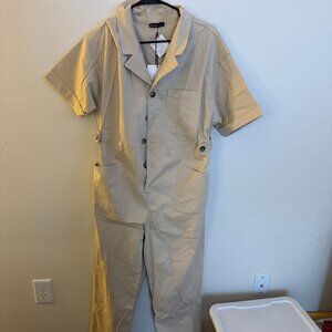 Women's Khaki Jumpsuit Size L